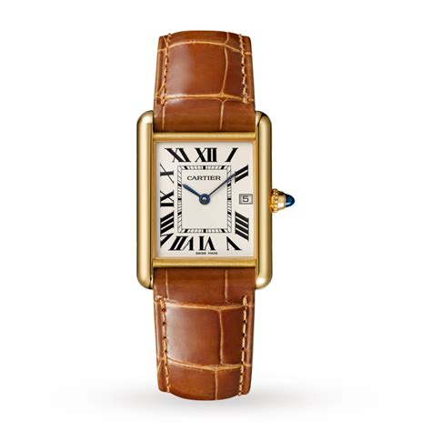 cartier tank pelle|louis cartier tank watch.